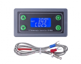 High Temperature Controller K-type Thermocouple -99~999C LCD Display 10A Relay Switch Controller